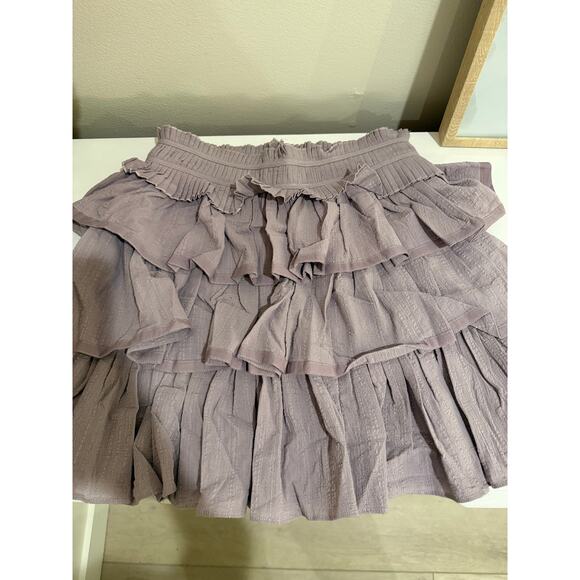 Free the Roses Dresses & Skirts - Free the Roses Pleated Waist Ruffle Mini Skirt – NWT-Size Medium Purple